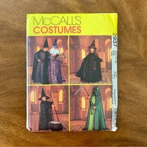Uncut McCall’s Costumes 2937 (2000) kids Halloween capes, ff sewing pattern